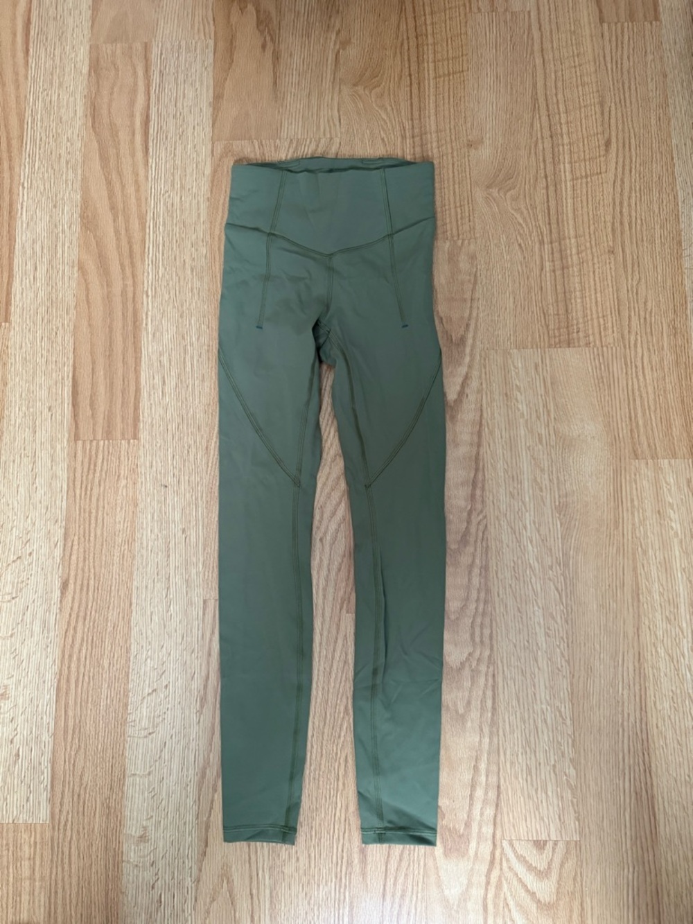 Lululemon Olive Green High-Waist Leggings
